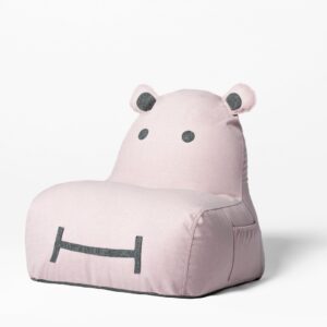 Pufa siedzisko Hippo Soft – Rózowa