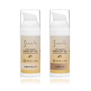 LIMITOWANY Zestaw kosmetyków: 2 x Krem SPF 50+ z pigmentem i bez pigmentu + GRATIS ŻEL/TONIK !