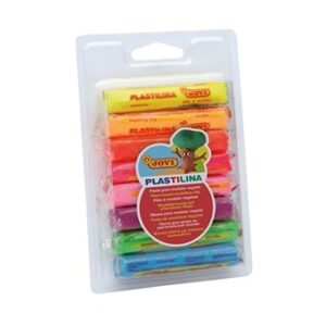 Plastelina 8 kolorów FLUO