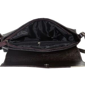 Torebka skórzana damska listonoszka DAN-A T20 czekoladowa