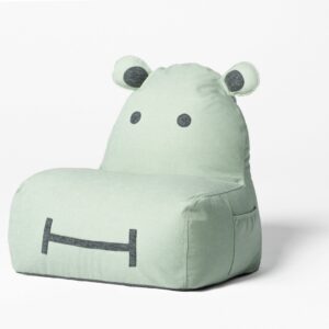 Pufa siedzisko Hippo Soft – Miętowa