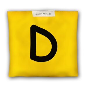 Woreczek gimnastyczny z literką D – szkolny Akson