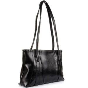 Torebka skórzana klasyczna DAN-A T98 czarna