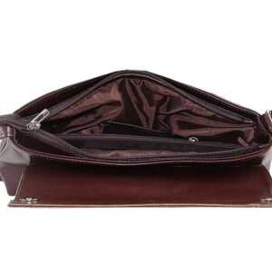 Torebka skórzana damska listonoszka DAN-A T70 koniakowa