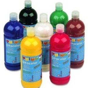 Farba do malowania palcami ZESTAW 8 kol x 1litr