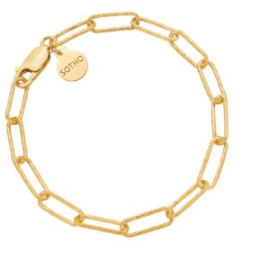 Złota masywna bransoletka : Długość – 18cm