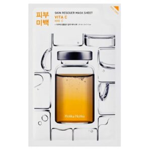 Holika Holika Skin Rescue rozjaśniająca maseczka z witaminą C