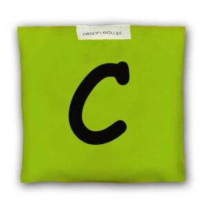 Woreczek gimnastyczny z literką C – szkolny Akson