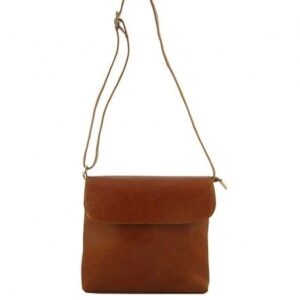 Torebka skórzana damska listonoszka DAN-A T47 camel