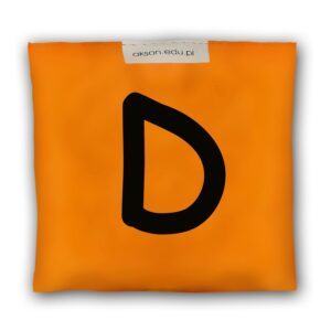 Woreczek gimnastyczny z literką D – szkolny Akson