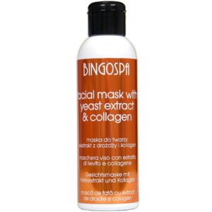 Maska do twarzy drożdżowa plus kolagen do cery tłustej BINGOSPA