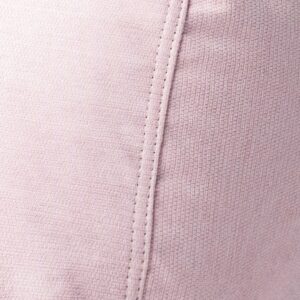 Uszata pufa siedzisko z oparciem Funny Bunny SOFT- Różowa