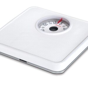 Analogowa waga łazienkowa Tempo White