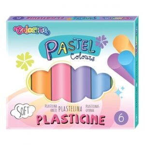 Plastelina 6 kol – pastelowe