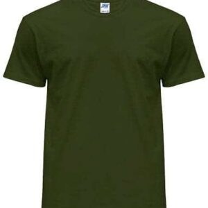 T-shirt w kolorze jednolitym – forest green