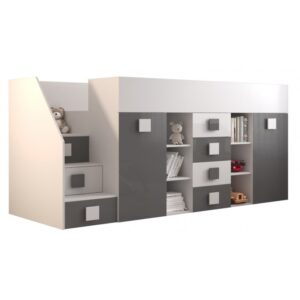 Łóżko antresola z biurkiem TOLEDO 3