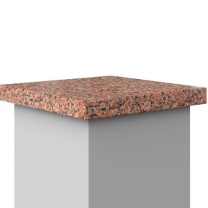 Daszek płaski granitowy New Balmoral Red 2cm