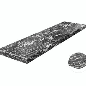 Parapet granitowy Titanium Silver 122×25 3cm