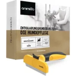 Hundebürste für die Hundepflege – Hundekamm – Mittleres bis langes Fell – Haarentfernungs- und Pflegewerkzeug für Hunde