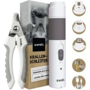 Krallenschleifer mit Krallenschneider für Hunde und Katzen  Mit USB-Ladekabel  Jetzt bestellen