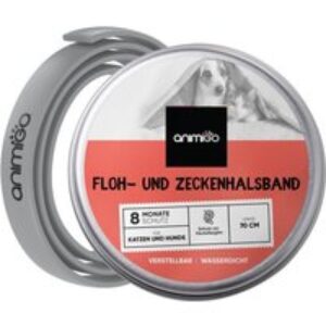 Floh- & Zeckenhalsband für Katzen & Hunde – 8 Monate Schutz – 100% Wasserfest – Für jegliche Rasse und Größe